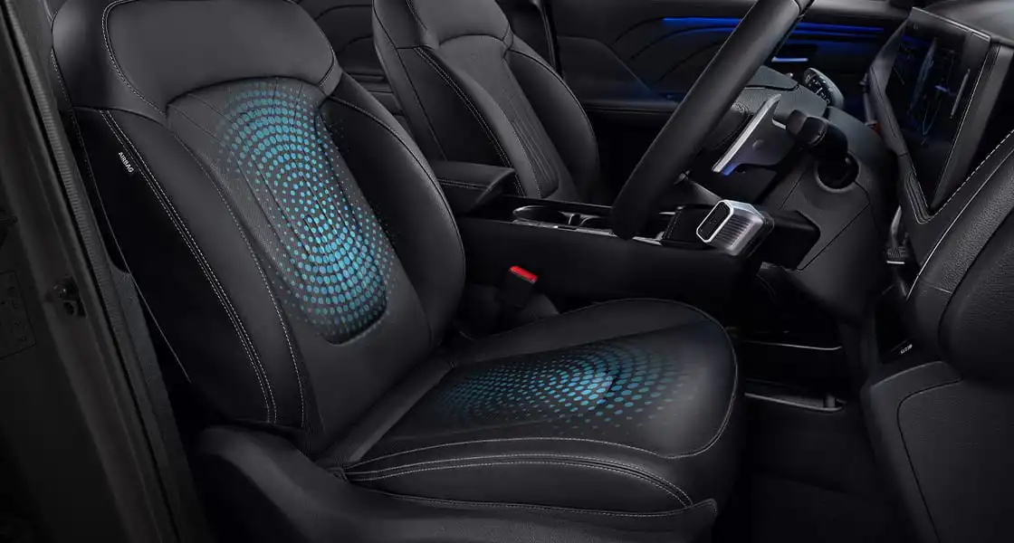 Driver ventilated seat dan driver power seat 8 arah pada Hyundai STARGAZER Cartenz X