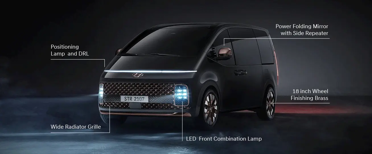 Detail eksterior Hyundai Staria